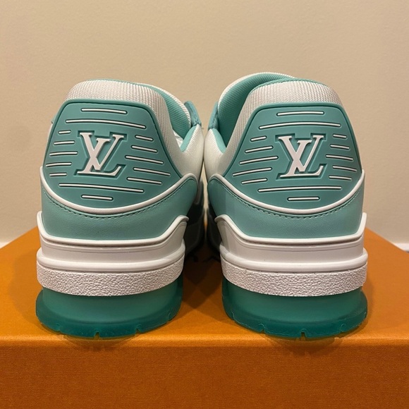 Louis Vuitton Trainer Mint Green / White LV 8.5 Brand new - Picture 5 of 9